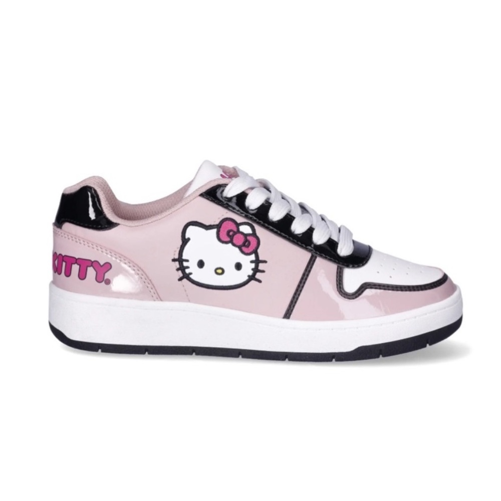 NWT Women’s Sanrio Hello Kitty Pink Court Lace Up Sneakers Size 7 - Picture 8 of 8